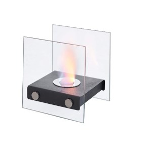 Rectangular Table Lamp Bioethanol Fireplace
